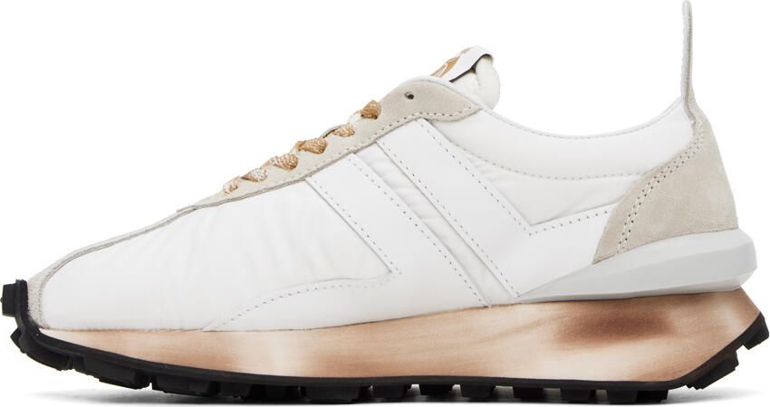 Lanvin White Bumpr Sneakers - Picture 4