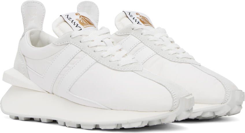 Lanvin White BUMPR Sneakers - Picture 2