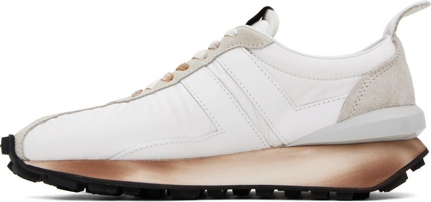 Lanvin White Bumpr Sneakers - Picture 5