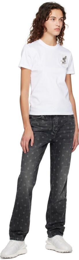 Lanvin White Bumpr Sneakers - Picture 4