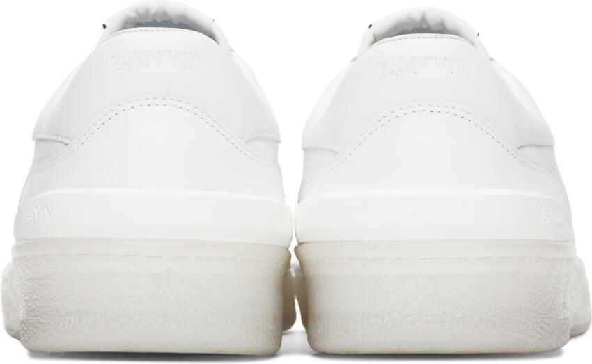 Lanvin White Clay Sneakers
