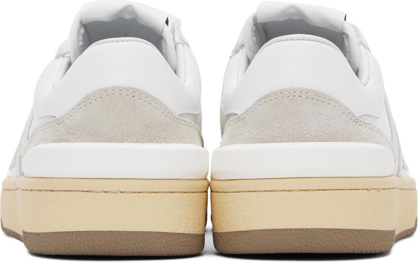 Lanvin White Clay Sneakers