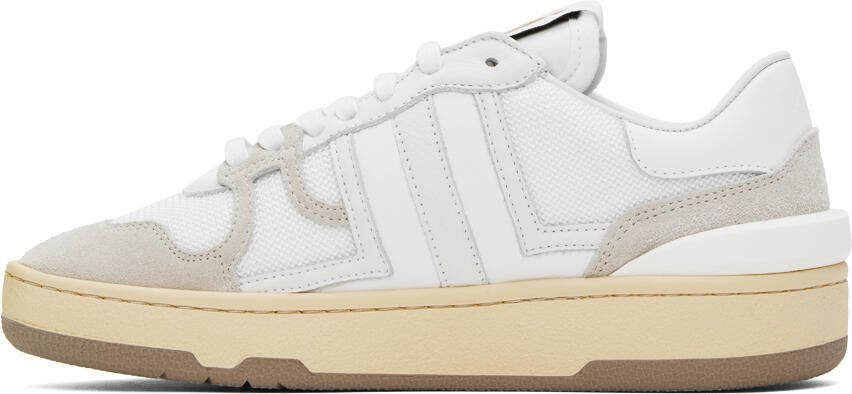 Lanvin White Clay Sneakers - Picture 4