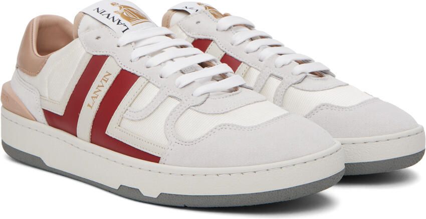 Lanvin White Clay Sneakers - Picture 2