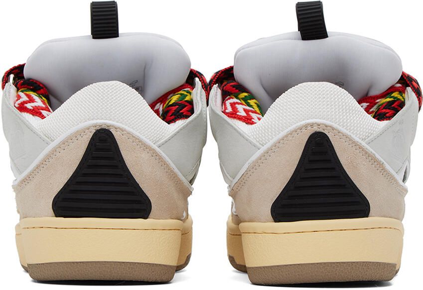 Lanvin White Curb Sneakers