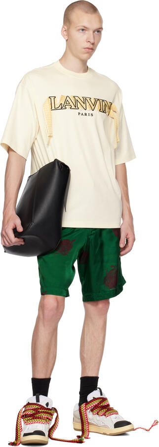 Lanvin Black Curb Sneakers - Picture 11