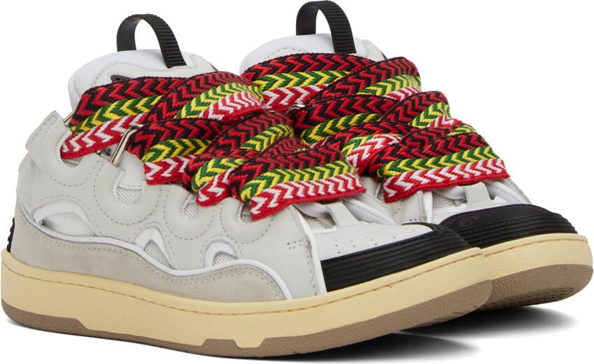 Lanvin Black Curb Sneakers - Picture 5