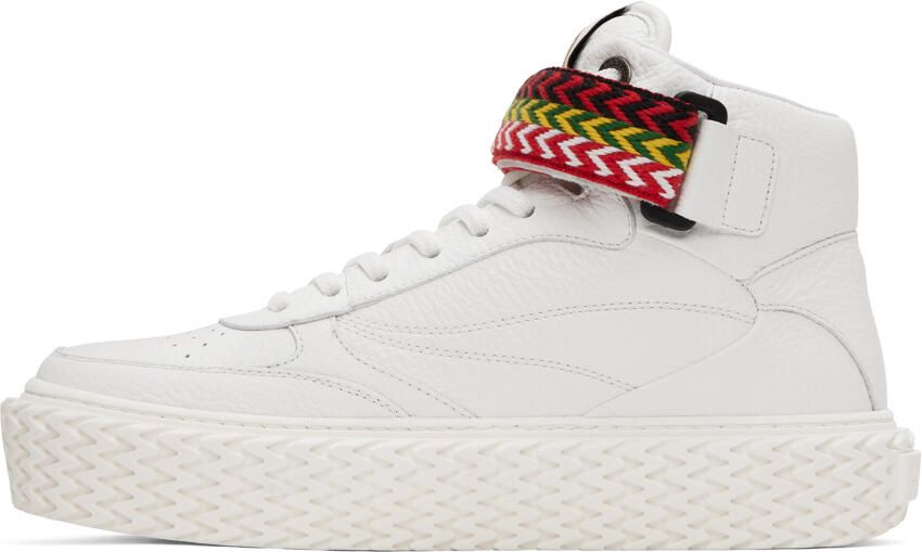 Lanvin White Curbies Sneakers - Picture 3