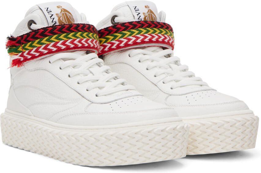 Lanvin White Curbies Sneakers - Picture 2