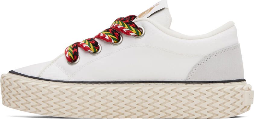 Lanvin White Curbies Sneakers - Picture 3