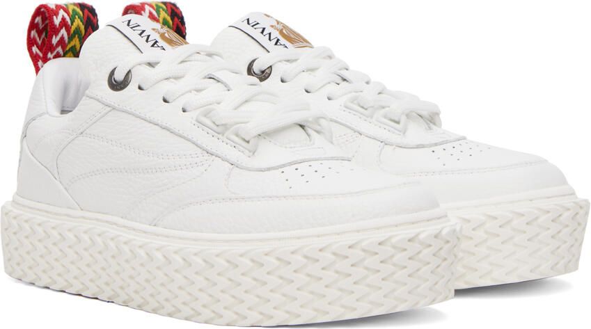 Lanvin White Curbies Sneakers - Picture 2
