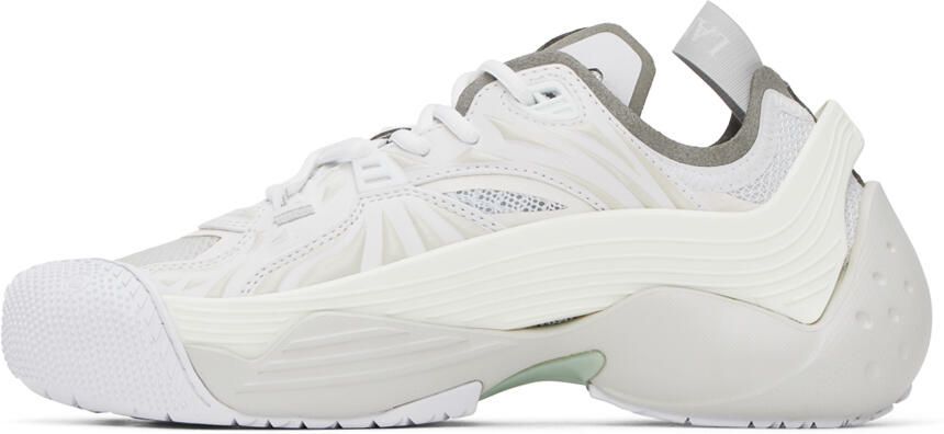 Lanvin White Flash-X Sneakers - Picture 4