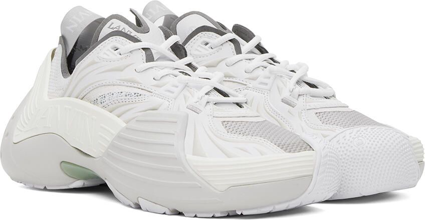 Lanvin White Flash-X Sneakers - Picture 3