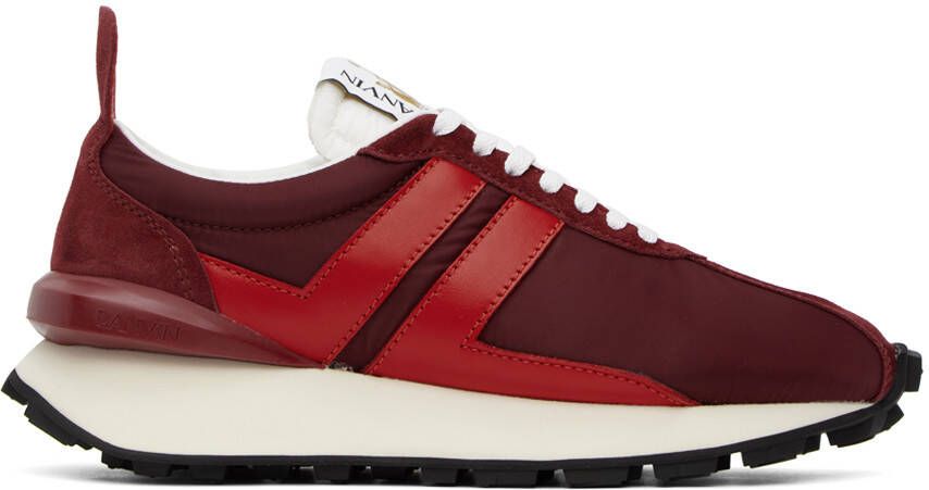Lanvin Red BUMPR Sneakers - Picture 5