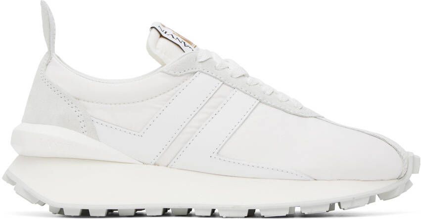 Lanvin White BUMPR Sneakers - Picture 5