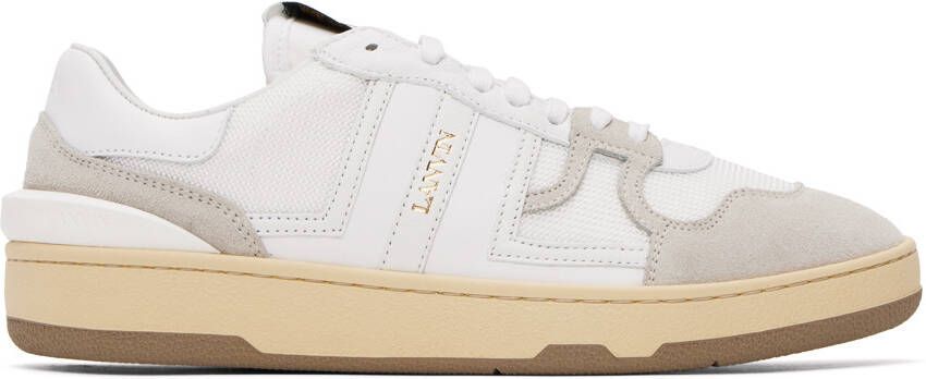 Lanvin White Clay Sneakers - Picture 7