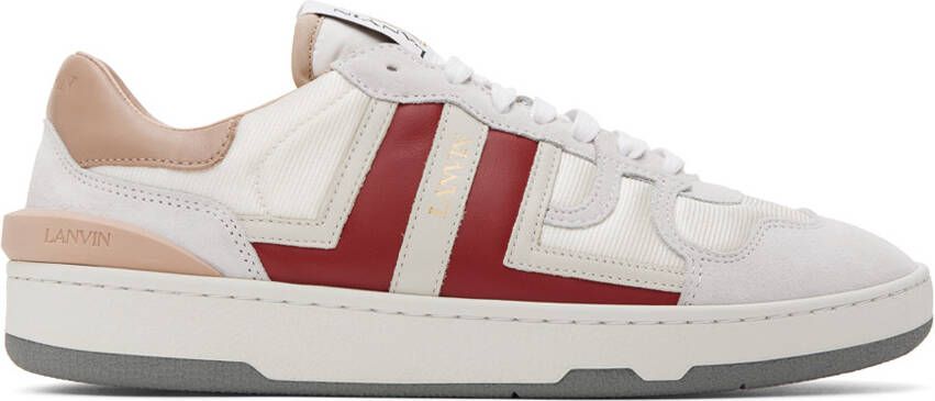 Lanvin White Clay Sneakers - Picture 5