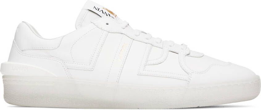 Lanvin White Clay Sneakers - Picture 4