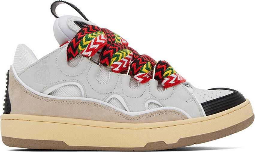 Lanvin Black Curb Sneakers - Picture 8