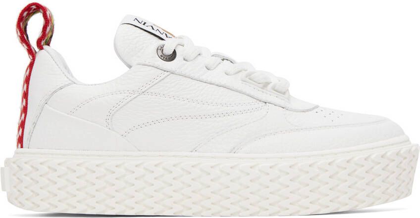 Lanvin White Curbies Sneakers - Picture 5