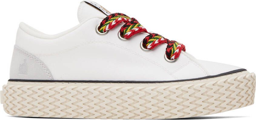 Lanvin White Curbies Sneakers - Picture 4