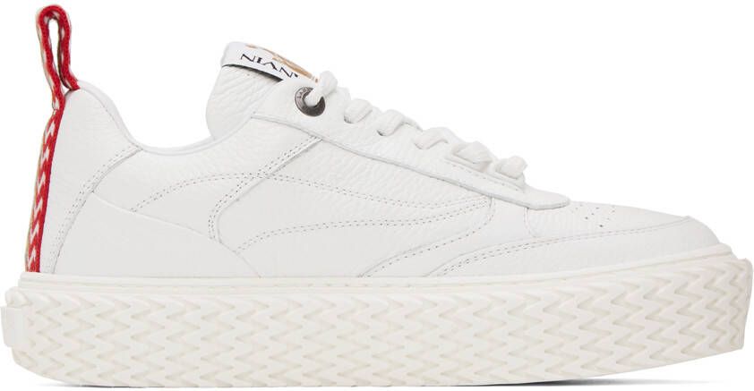 Lanvin White Curbies Sneakers