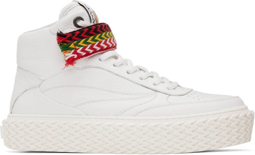 Lanvin White Curbies Sneakers - Picture 4