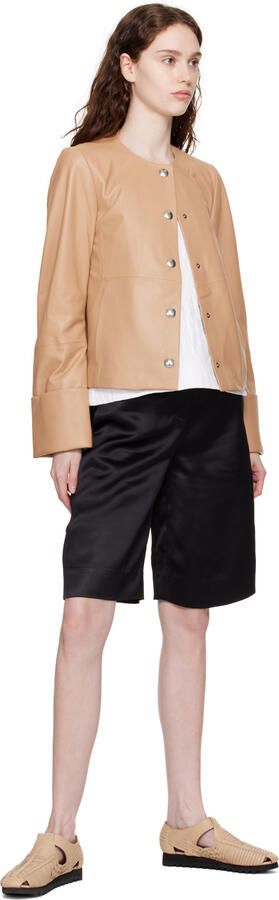 Lauren Manoogian Beige Mesa Sandals - Picture 4