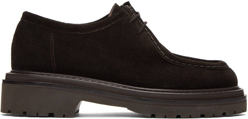 Legres Brown Suede Derbys - Picture 5