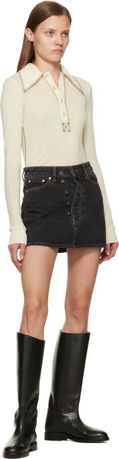 Legres Black Leather Riding Boots - Picture 4