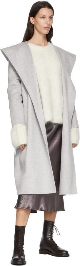 Legres Brown Leather Combat Boots - Picture 4