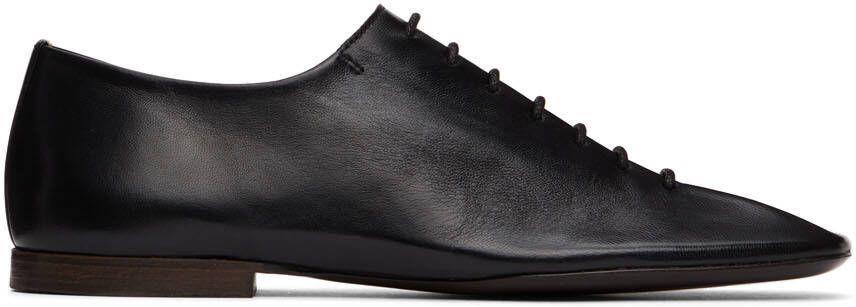 LEMAIRE Black Lace-Up Derbys - Picture 2