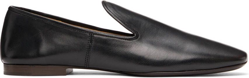 LEMAIRE Black Soft Loafers - Picture 3