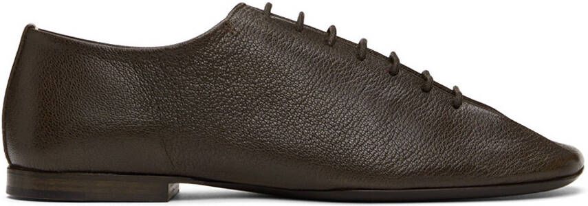 LEMAIRE Brown Flat Derbys - Picture 3