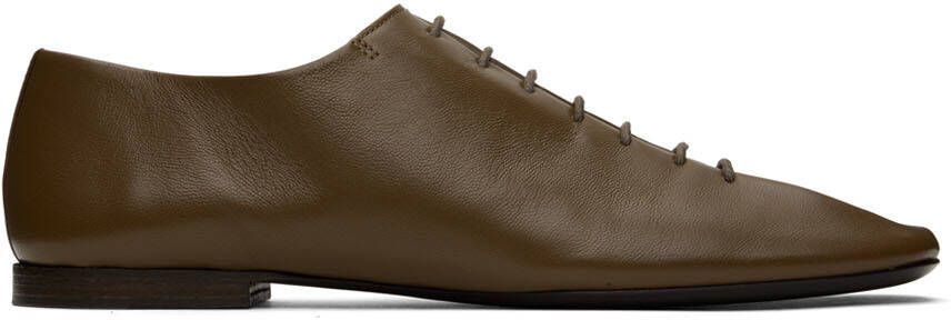 LEMAIRE Brown Flat Derbys - Picture 5