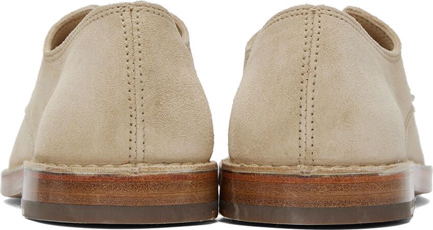 LEMAIRE Beige Flat Laced Derbys