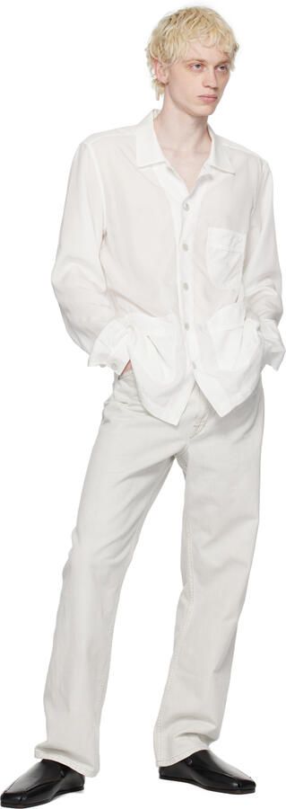 LEMAIRE Black Folded Mules - Picture 2