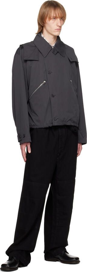 LEMAIRE Black Square Derbys - Picture 4