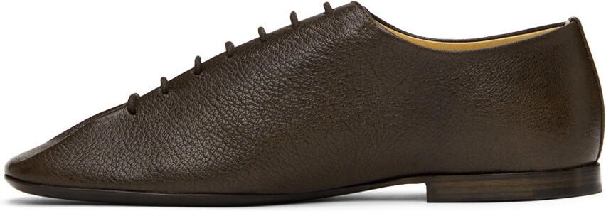 LEMAIRE Brown Flat Derbys - Picture 2