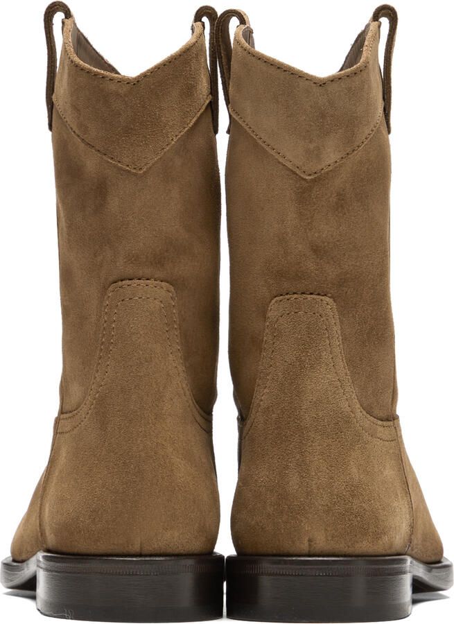 LEMAIRE Brown Western Boots - Picture 7