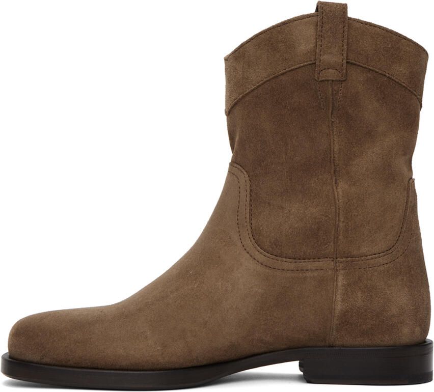 LEMAIRE Brown Western Boots - Picture 2