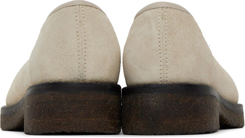 LEMAIRE Off-White Piped Slippers
