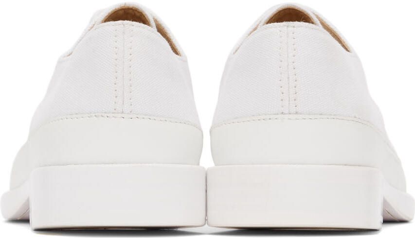 LEMAIRE White Canvas Derbys - Picture 2
