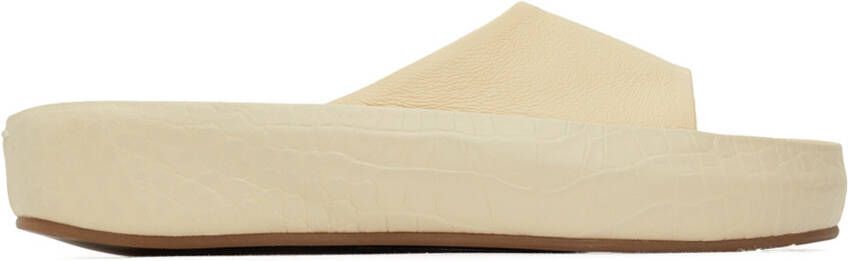 LÉMÉLS Off-White Mold Slides - Picture 5