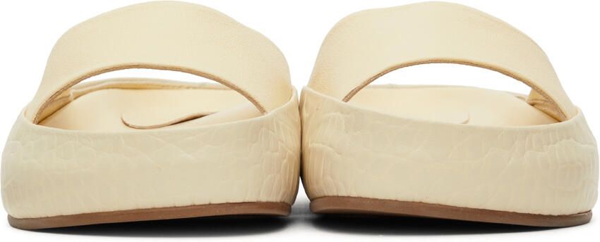 LÉMÉLS Off-White Mold Slides - Picture 3