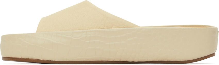 LÉMÉLS Off-White Mold Slides - Picture 4