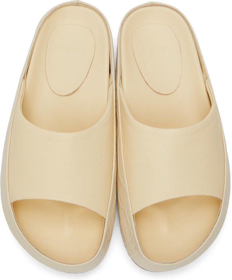 LÉMÉLS Off-White Mold Slides