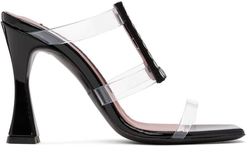 Les Petits Joueurs Black Hoya Heeled Sandals