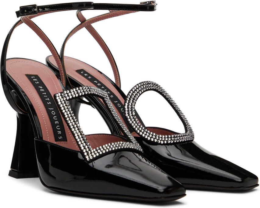 Les Petits Joueurs Black Maxi Aster Mules - Picture 2