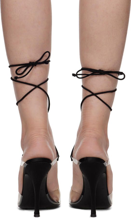 Les Petits Joueurs Black Virgo Heels - Picture 2